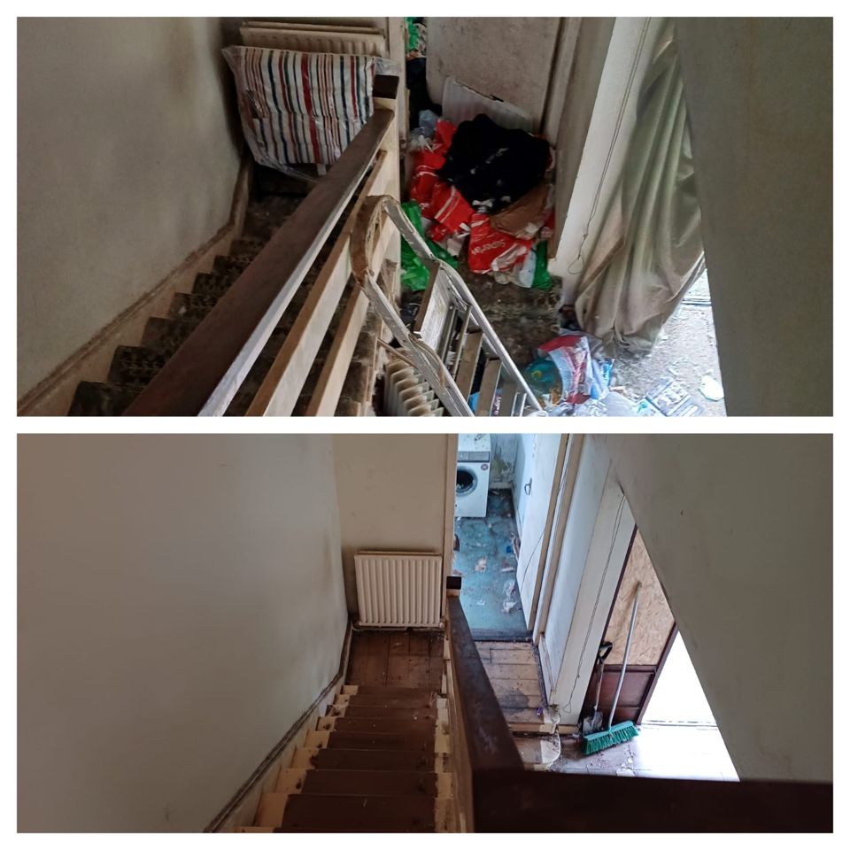 Landing before and after clearance